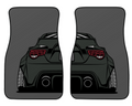 Dark Widebody Coupe Rear Car Mats