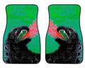 Green Kaiju Energy Blast Car Mats