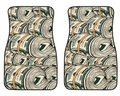Rolled Hundred Bills Money Stacks Car Mats