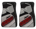 White Four-Ring Taillight Coupe Car Mats