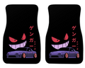 Purple Roadster Ghost Grin Car Mats